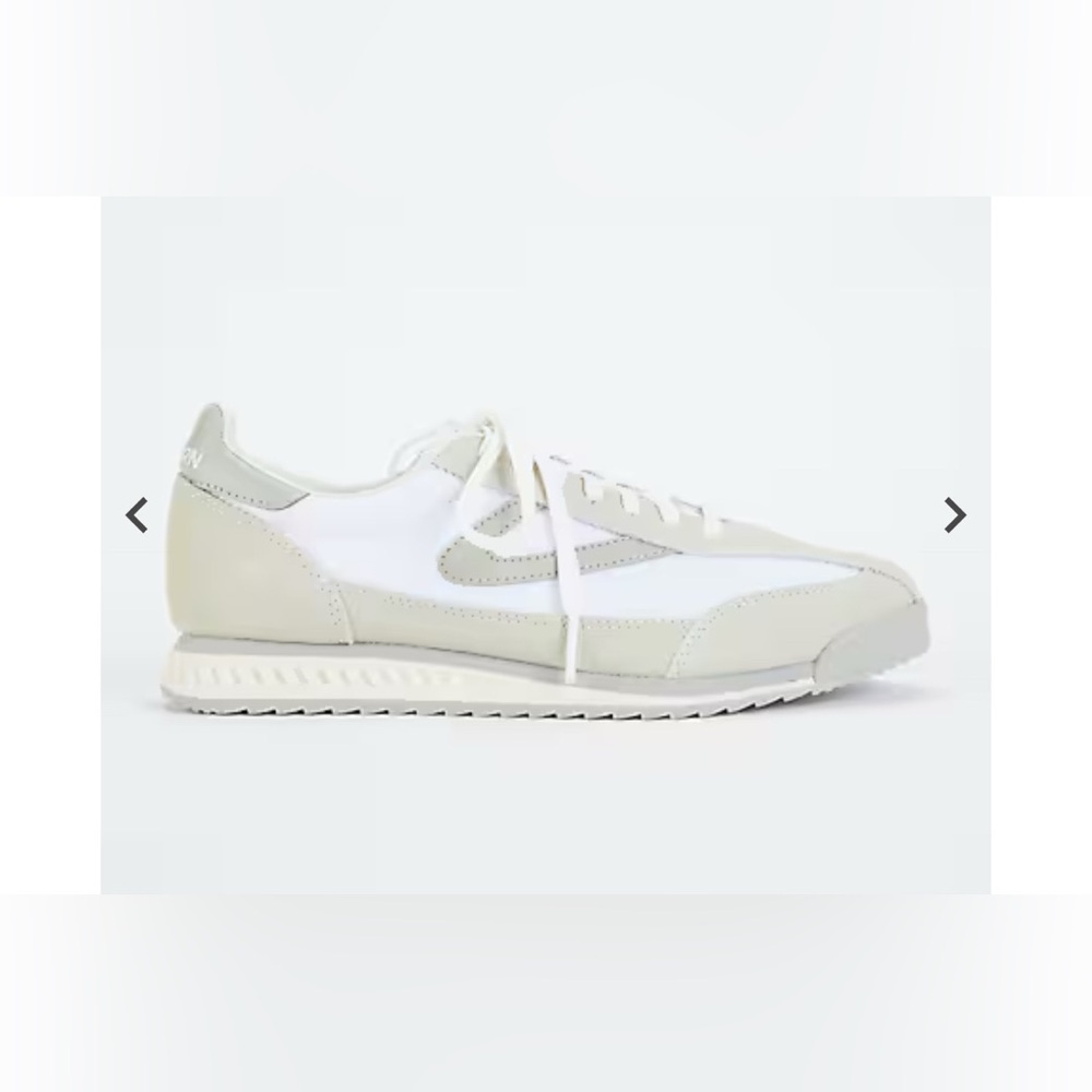 Tretorn Rawlins 2.0 White and Gray Sneakers Vintage Inspired Shoes Size 9.5 NEW - Picture 3 of 7